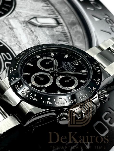 rolex daytona black panda price